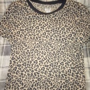 Cheetah printed T shirt